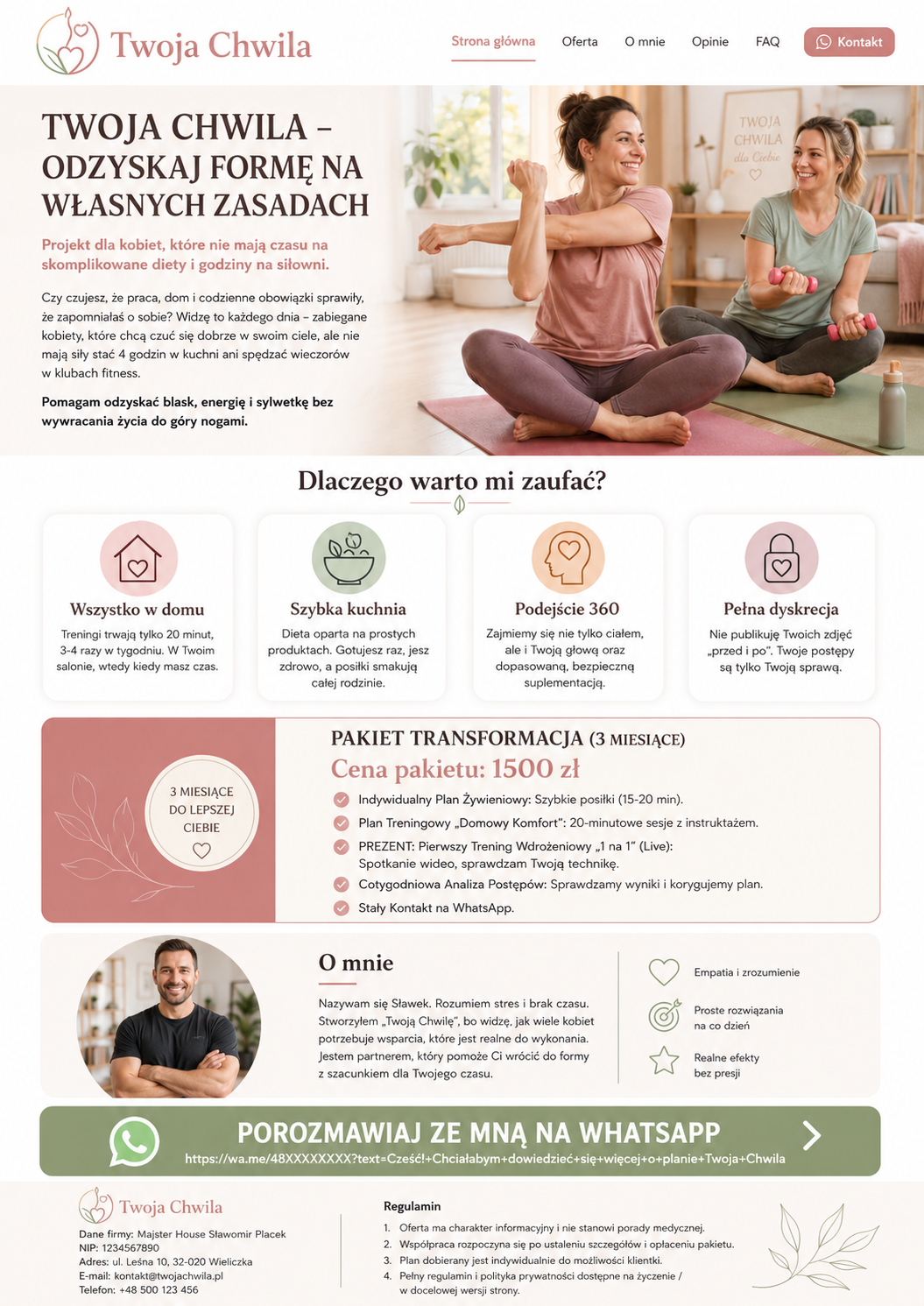 Plakat Twoja Chwila